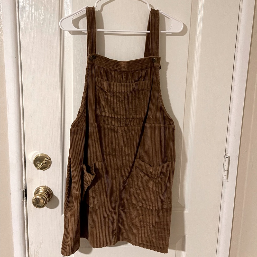 Corduroy overall dress - XL